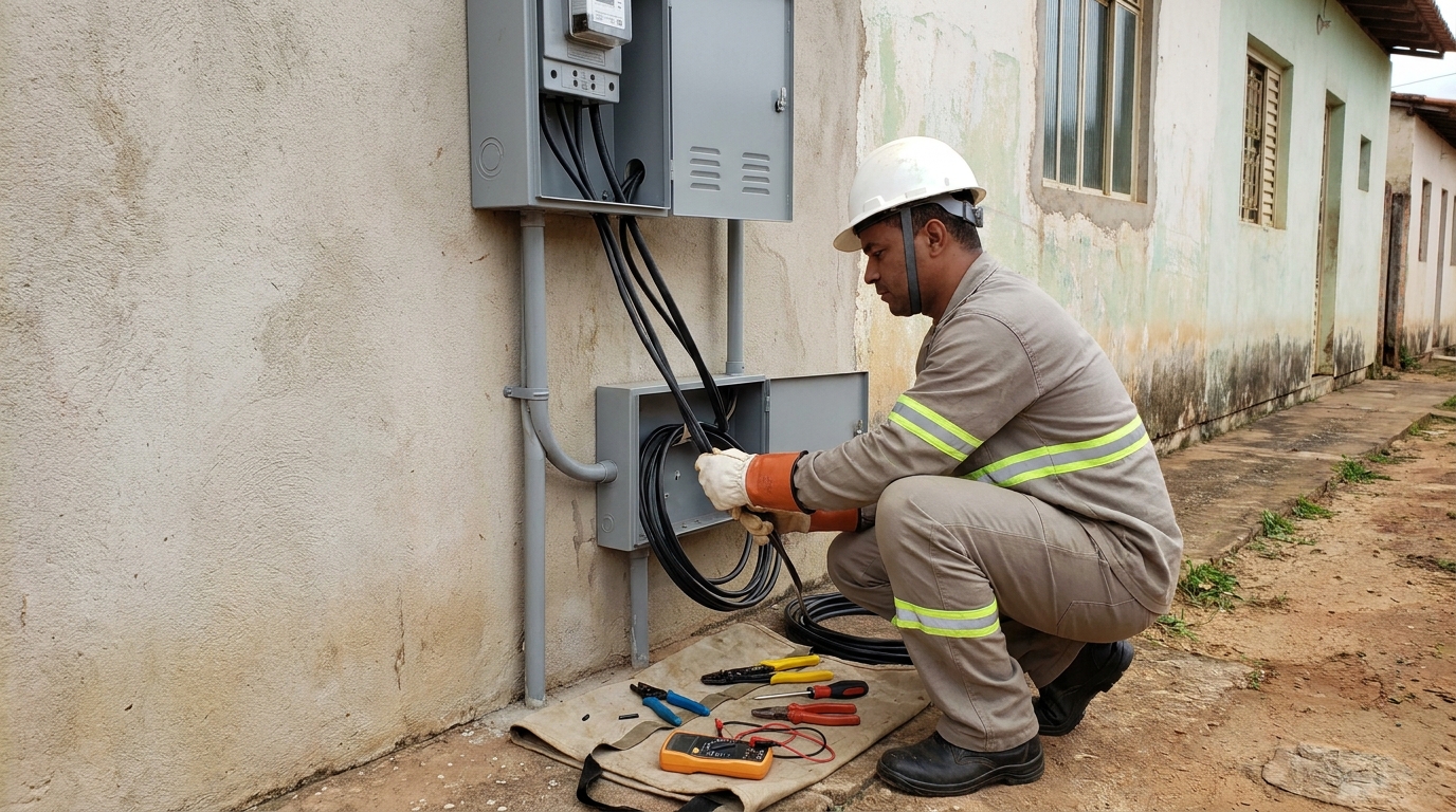Troca de padrao de energia em Brasília‑DF
